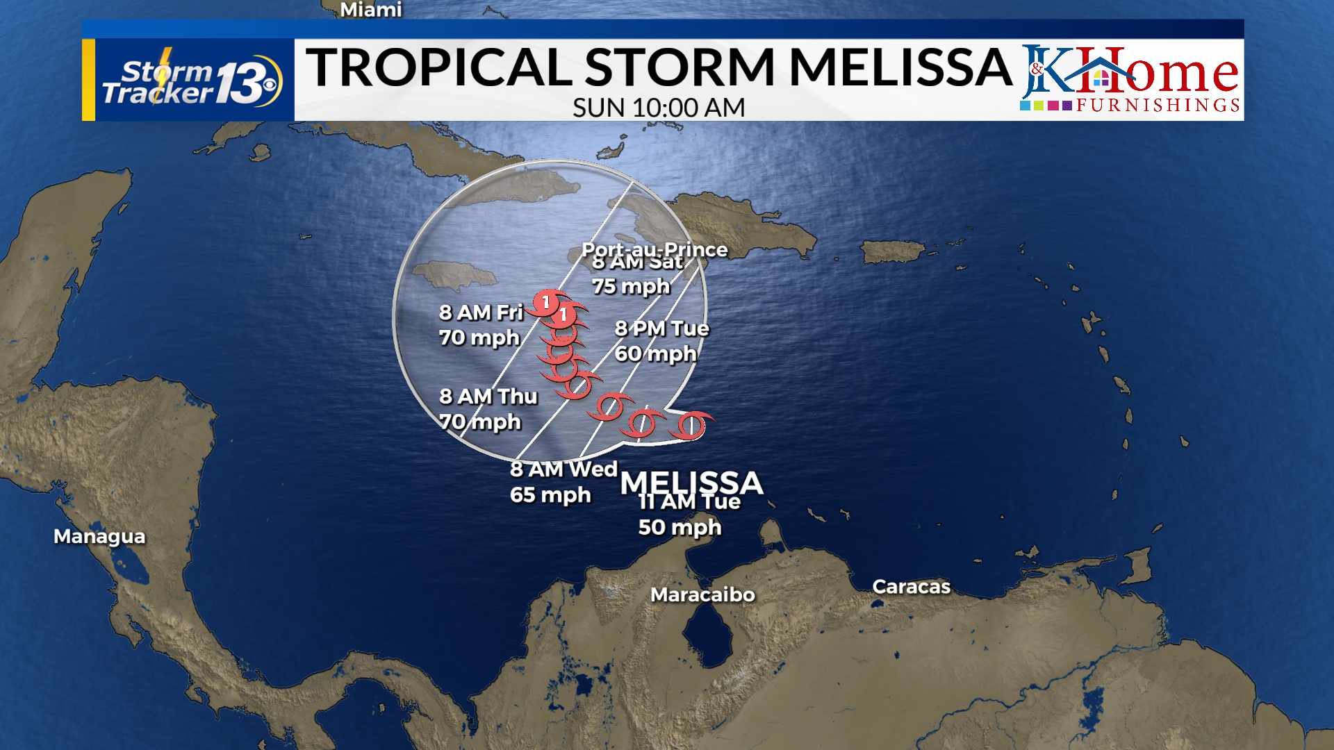 Meteorologist - Tropical Storm Melissa has formed out of what was ...