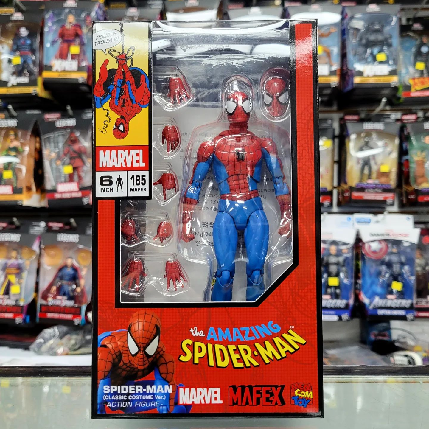 Medicom Toy Mafex No. 185 SPIDER-MAN (Classic Comic Ver.) #Mafex 