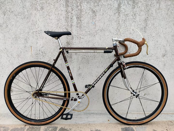 My forever Peugeot bike with Mafac brakes