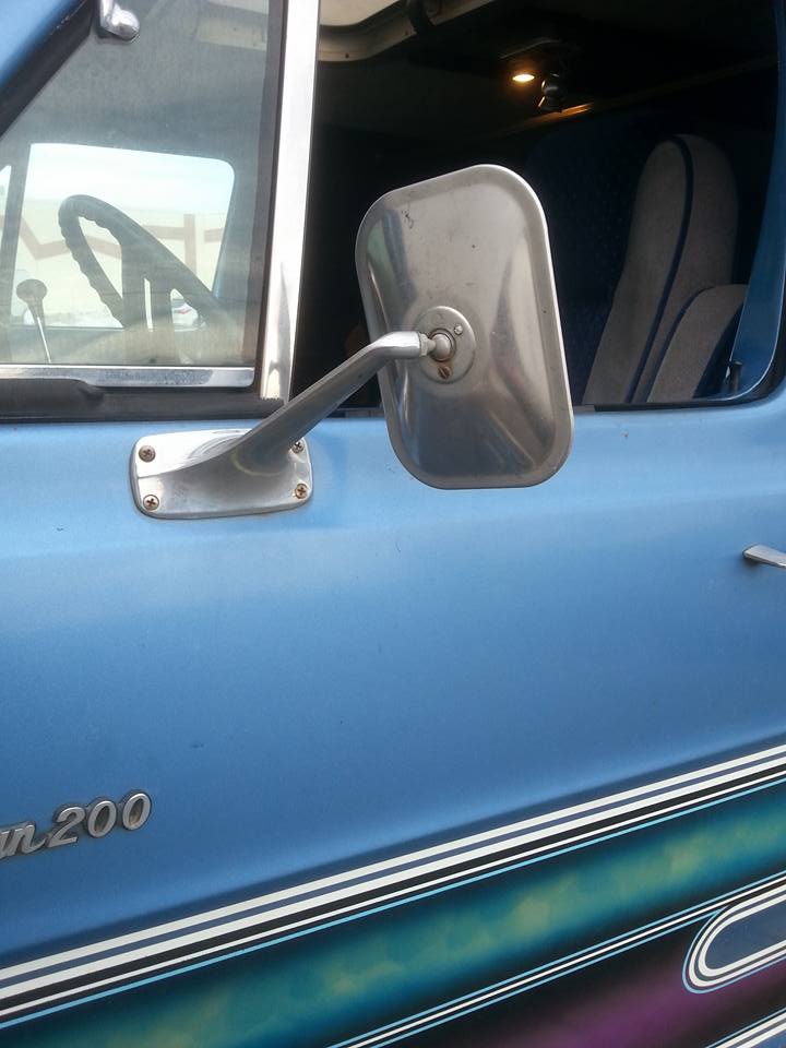 1960-1966 Chevy C10 Pickup Stainless Steel Exterior Door Mirror Arm Pair