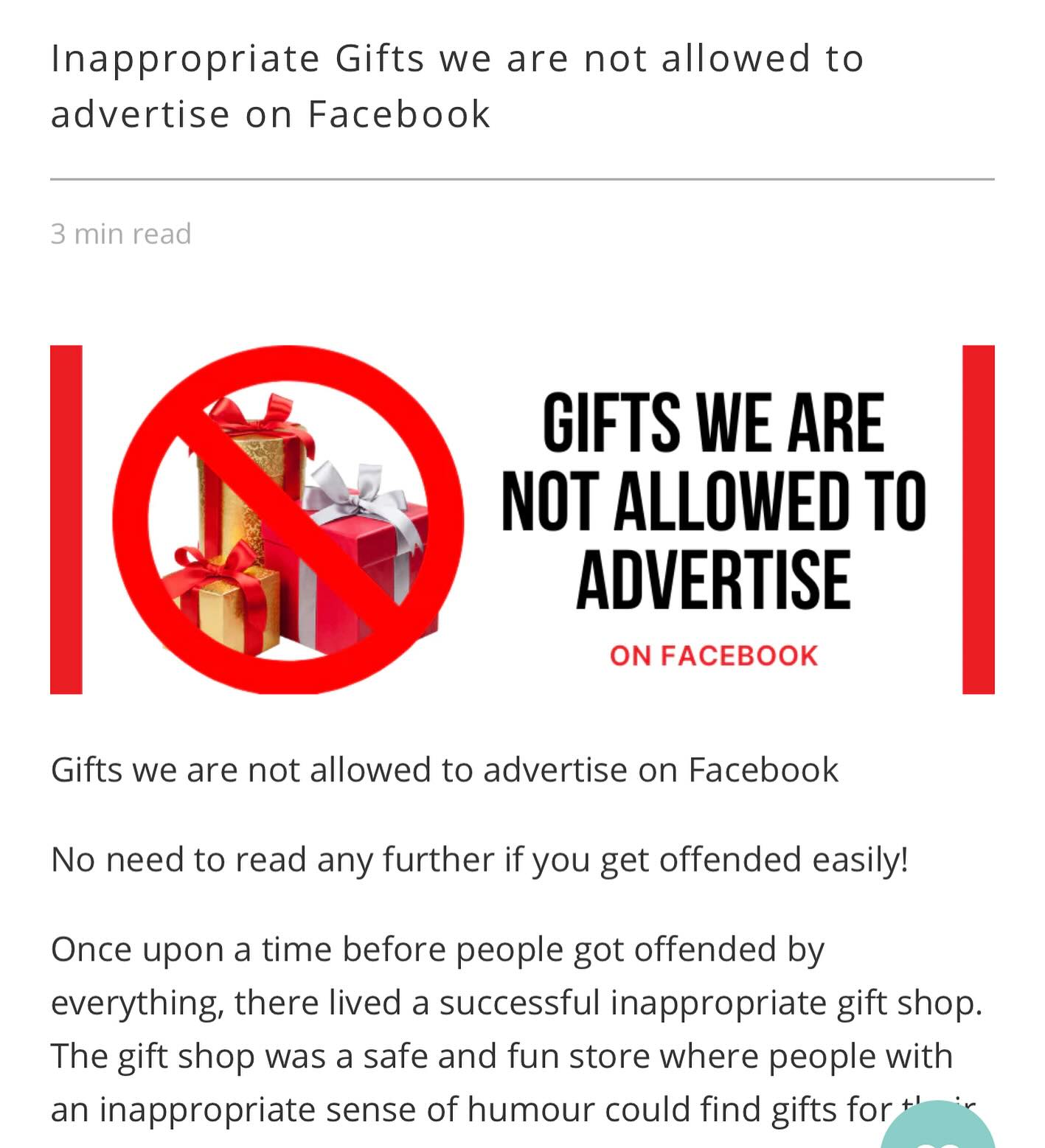 The Inappropriate - Check out our latest blog .. you’ll need to copy ...