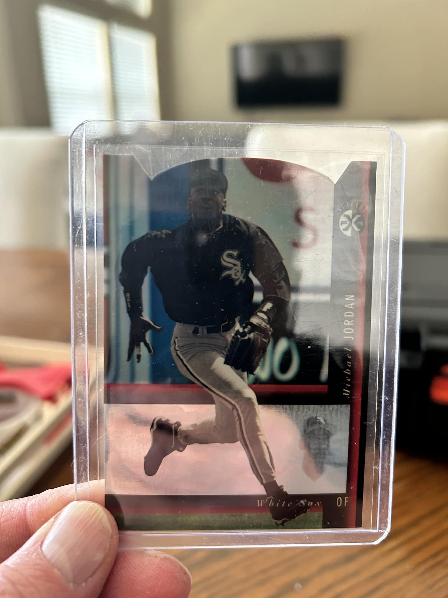 Michael Jordan Rookie 1994 Upper Deck SP Holoview Red Die Cut Card