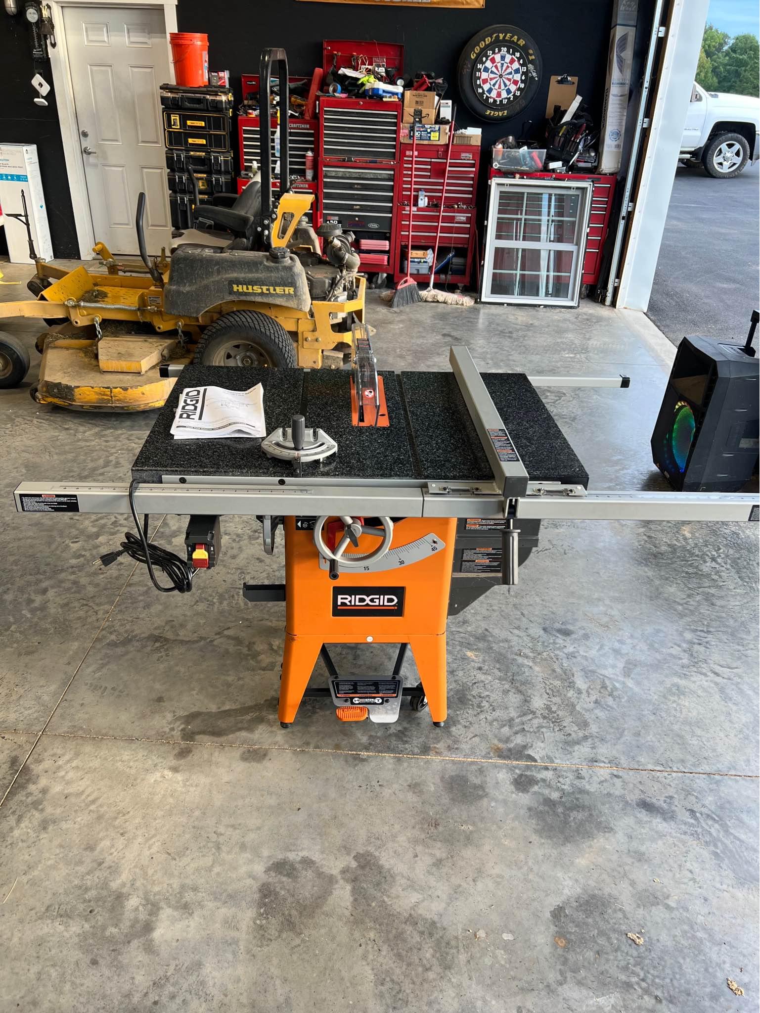Ridgid Granite Top Table Saw - Saws &amp; Blades - Greenville, Indiana ...