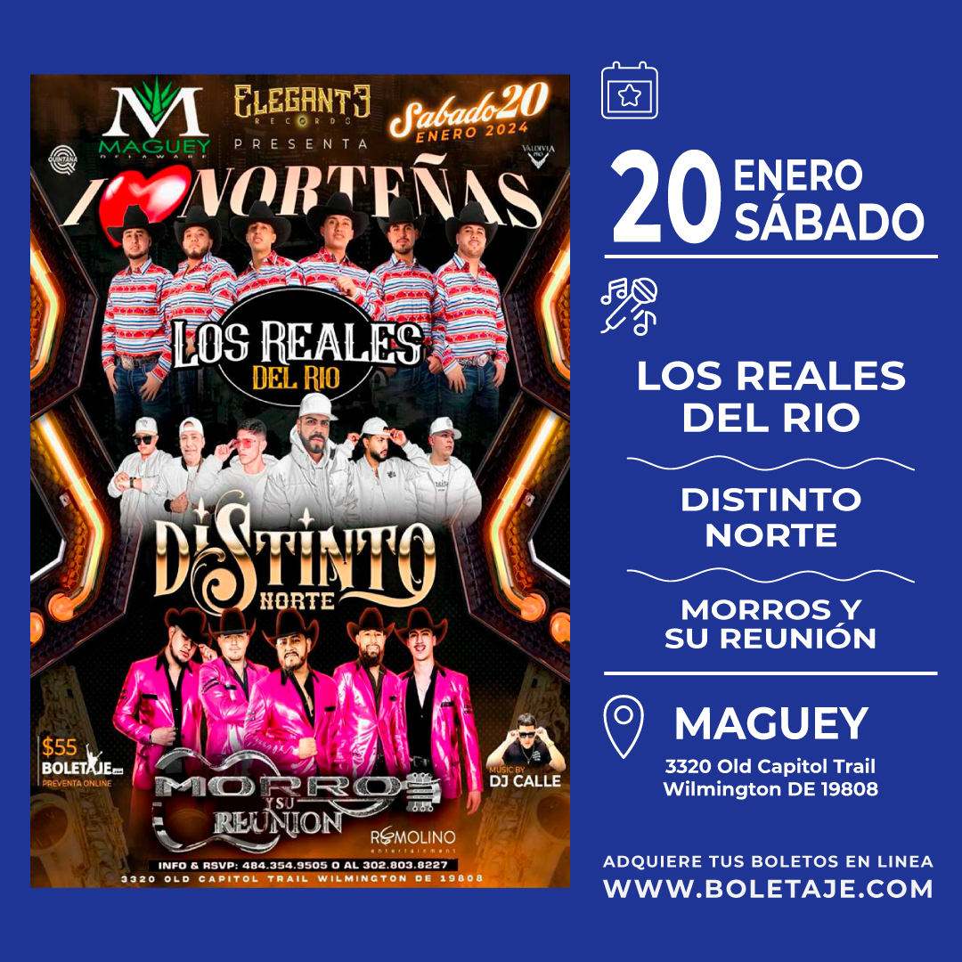 Boletaje.com - Los Reales del Rio, Distinto Norte y Morros... | Facebook