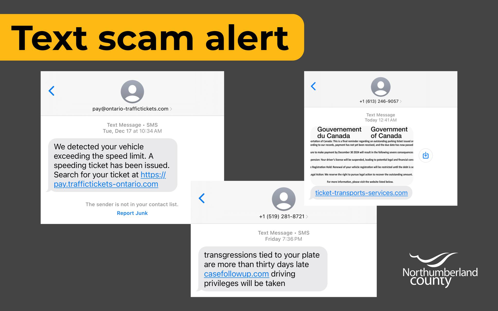 📣SCAM ALERT - Cobourg Police Service