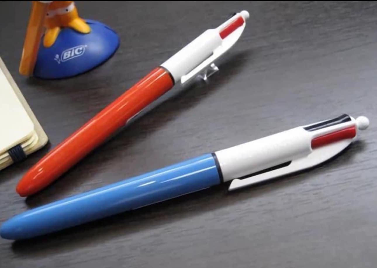 In 1970, French writing utensil company Bic released the 4 Color