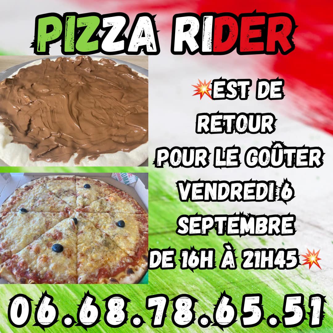 PIZZA RIDER - 🇮🇹PIZZA RIDER MARIGNANE🇮🇹... | Facebook