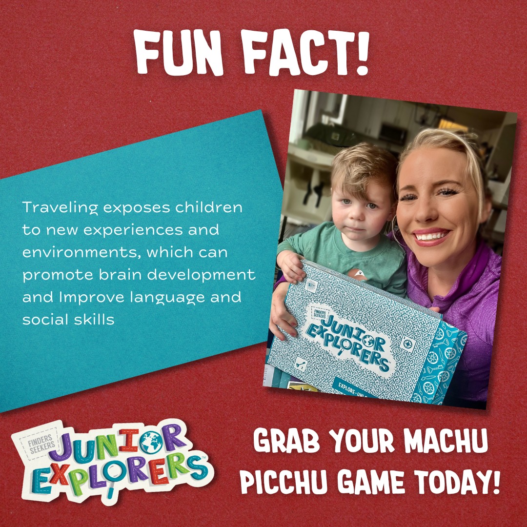 Finders - Fun Fact Friday! Did you know? Traveling introduces kids to ...