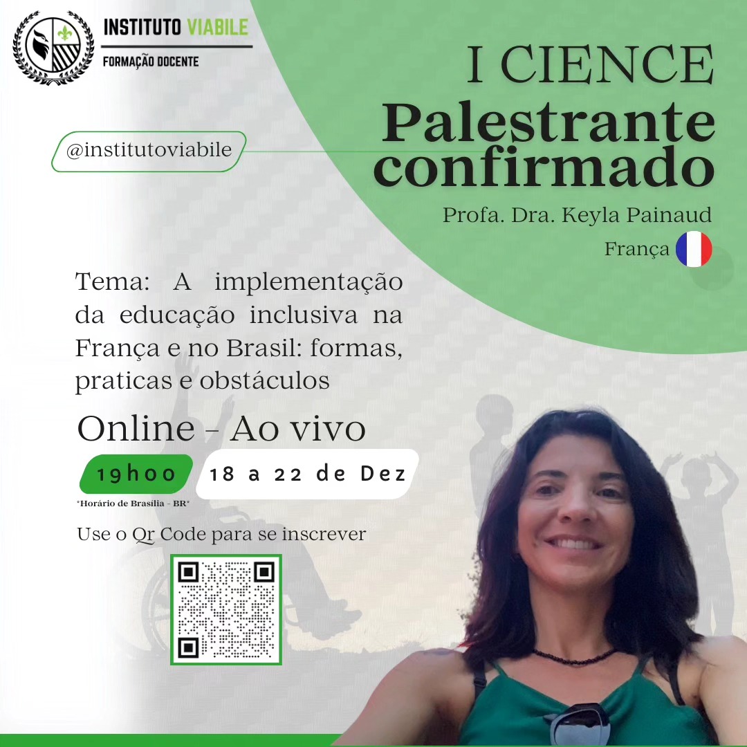 Instituto - 🌐 É com grande honra que anunciamos a participação da Profa ...