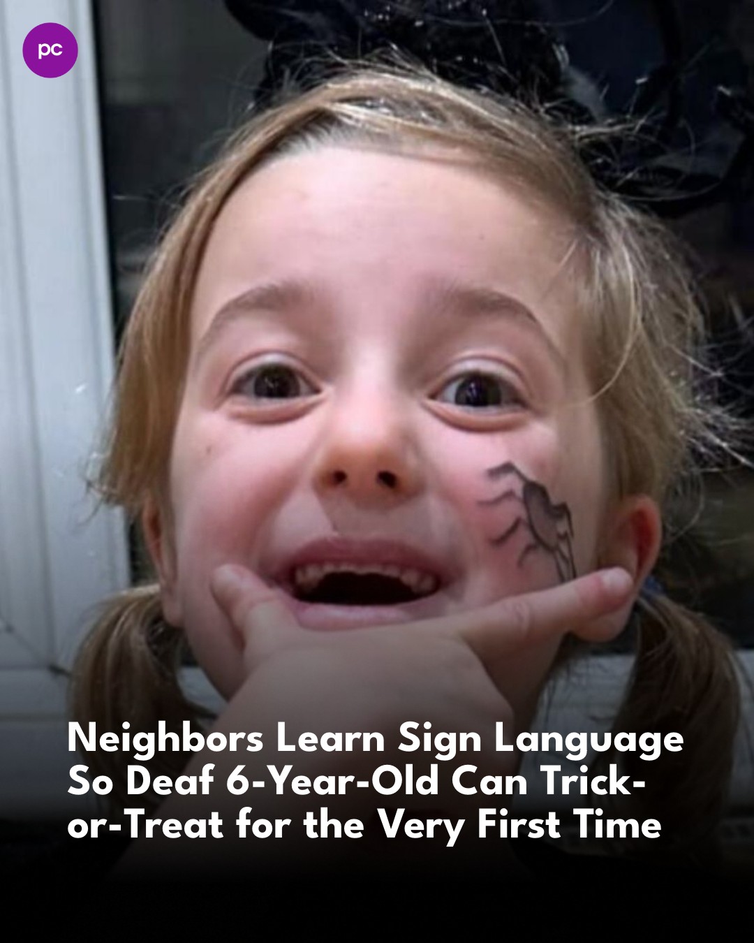 Purple - Her mom was so nervous that trick-or-treating would be an ...