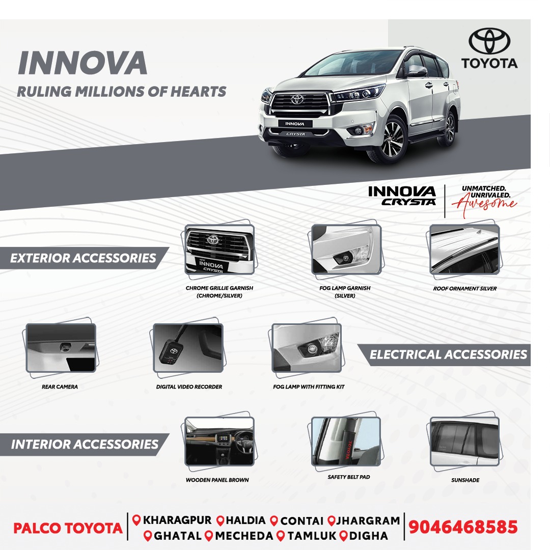 Complete your Toyota with genuine accessories. From stylish