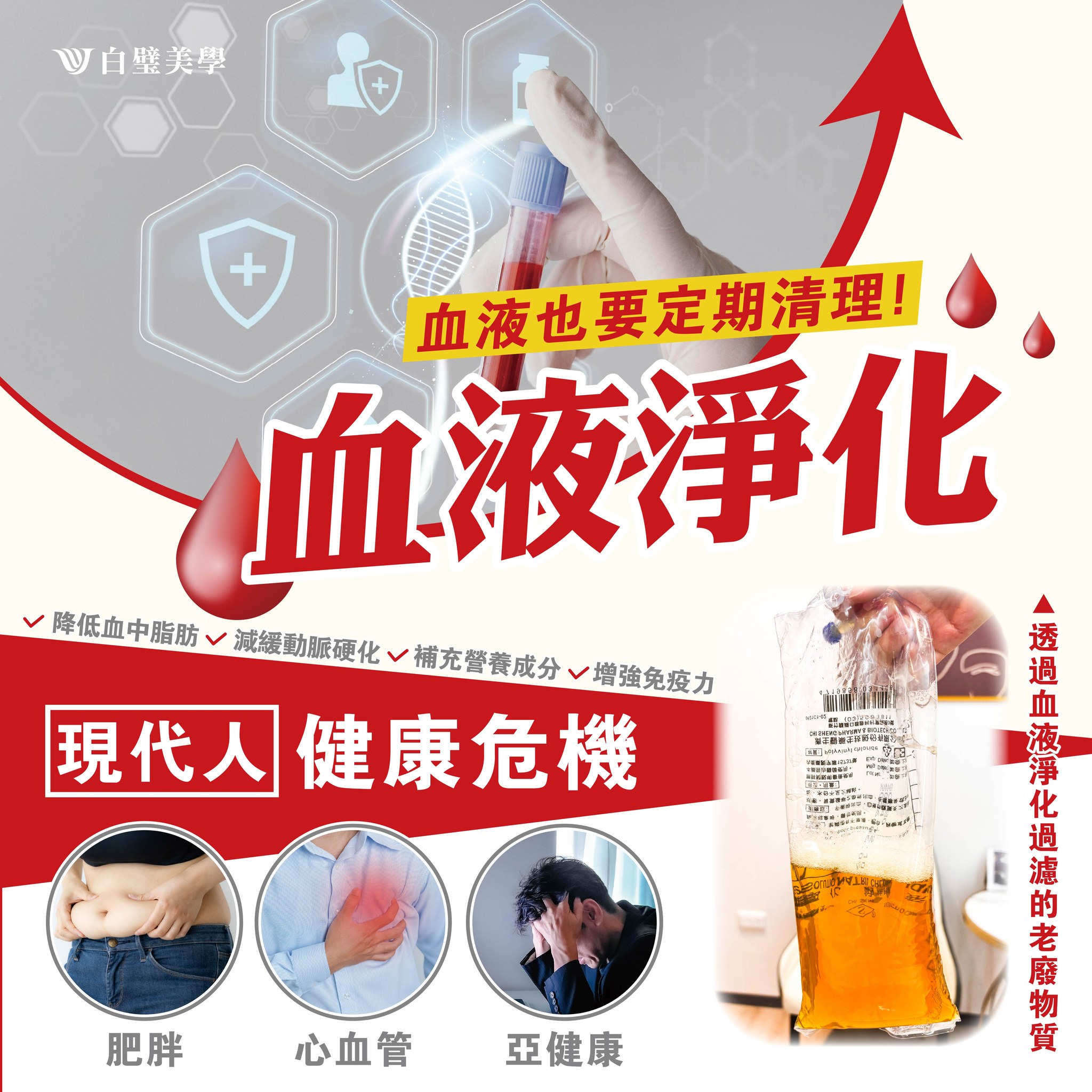 白璧美學整形外科診所 - 🩺【血液淨化，守護心血管健康】... | Facebook