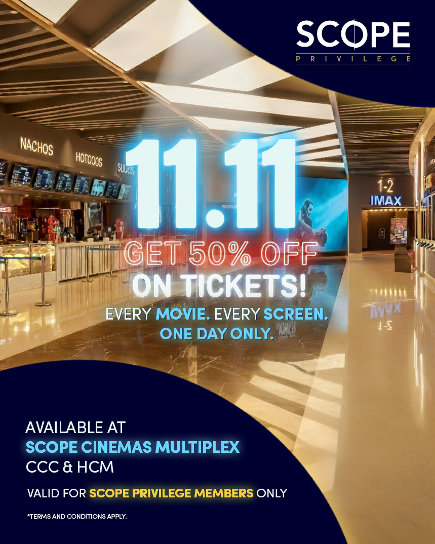 Scope Cinemas - 11.11 — The deal you’ve been waiting for!... | Facebook