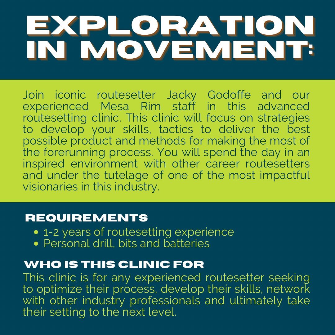 📣 ATTENTION... - Mesa Rim Climbing and Fitness - Mira Mesa