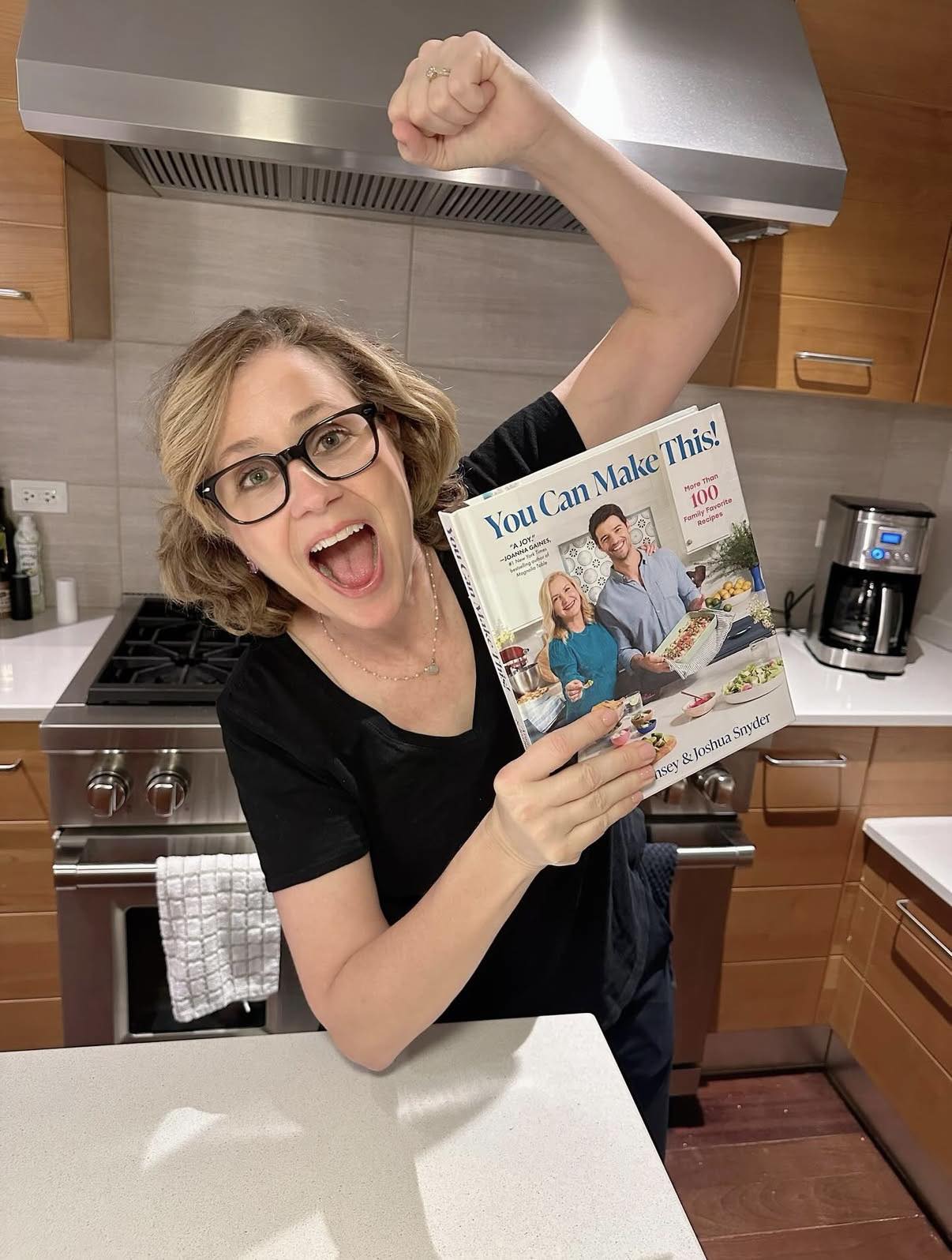 The Office - Jenna with a copy of Angela’s new cookbook which releases ...