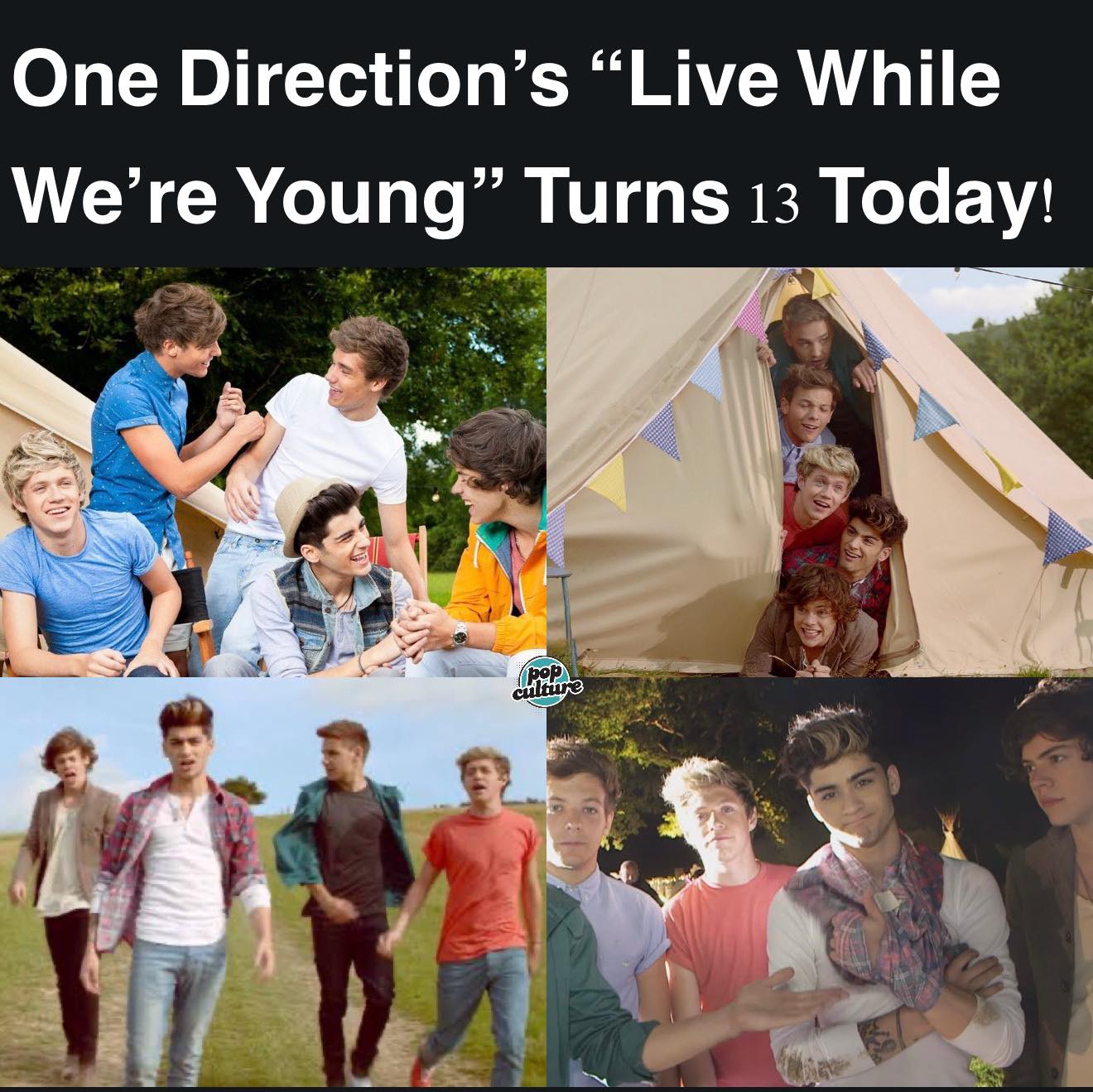 Thirteen years ago today, One Direction released “Live While We