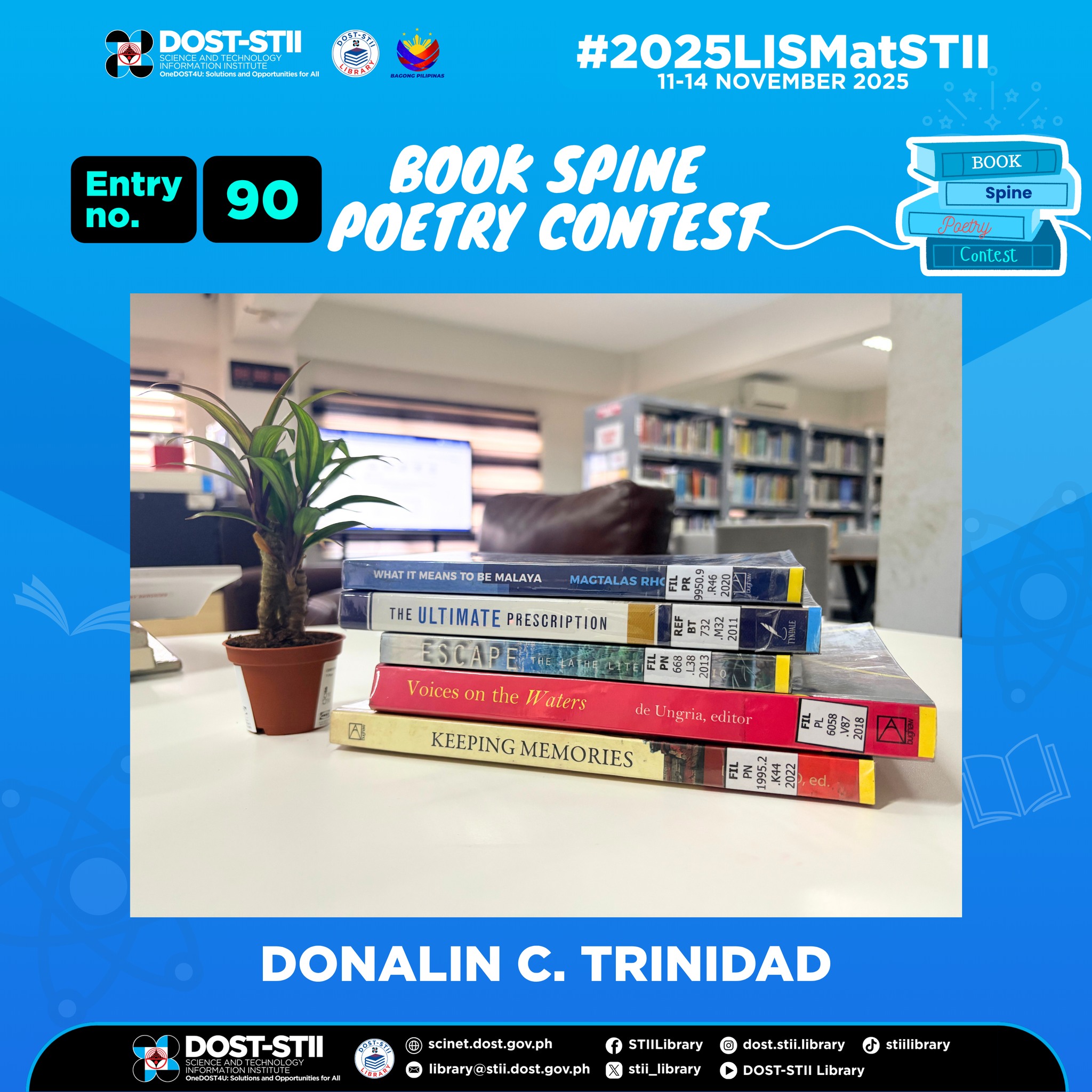 Science - Entry No. 90: DONALIN C. TRINIDAD # ...