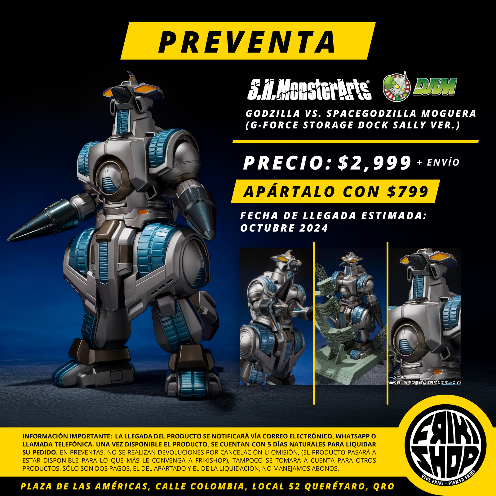 FrikiShop - ??PREVENTA?? M.O.G.E.R.A. G Force Storage Dock 