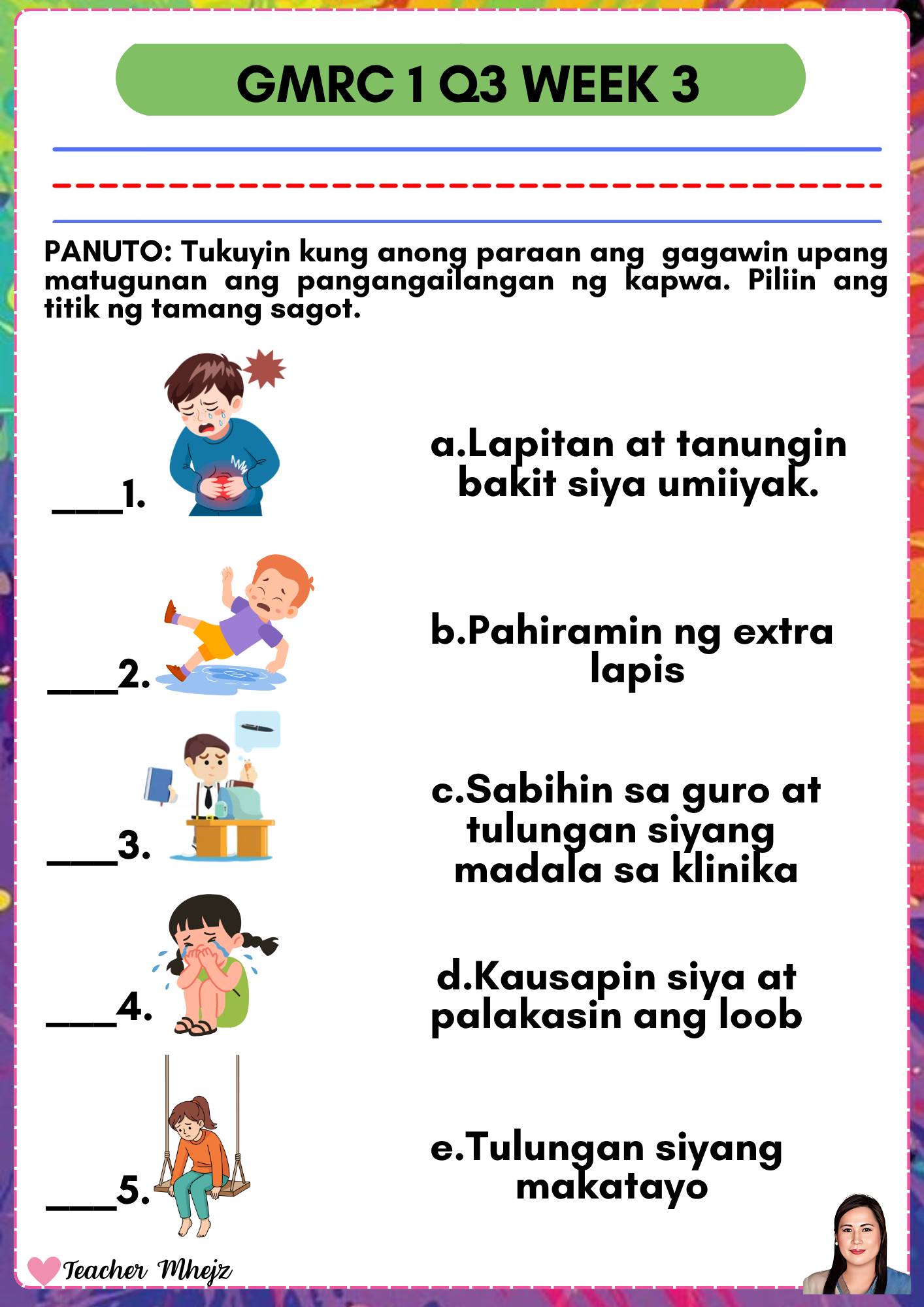 Free Grade 1 Files... - Free Grade 1 Files -Teacher Mhejz