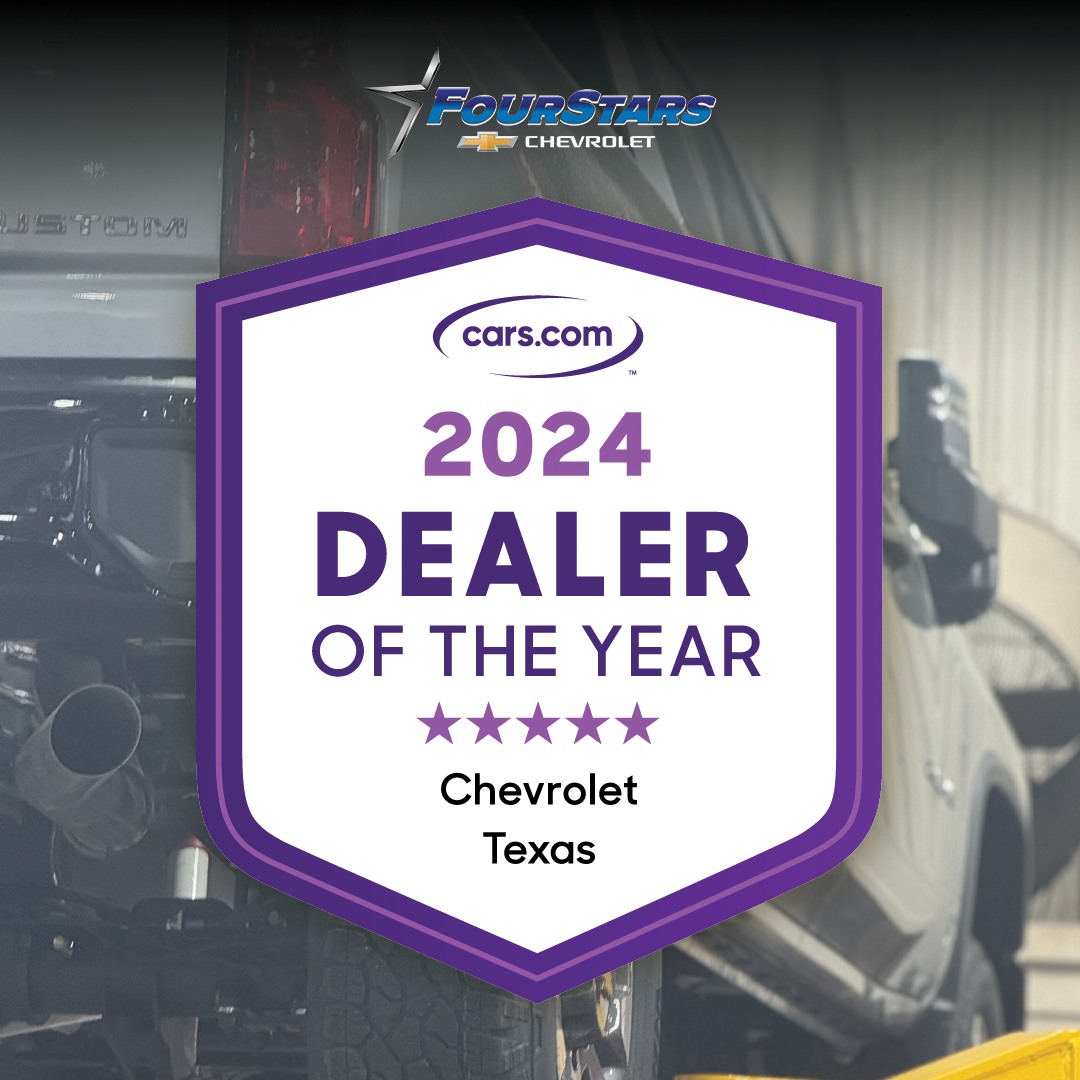 Four - We're the 2024 Chevrolet Dealer of the Year in Texas, and you ...