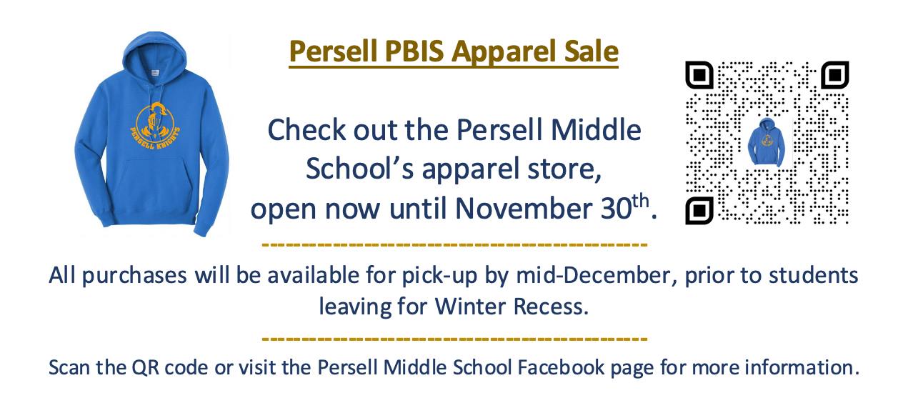 Don't forget about our Persell... - Persell Middle School