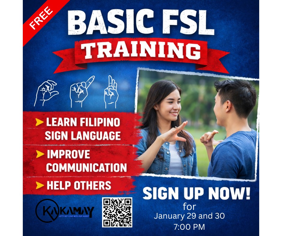 🤟 BASIC FILIPINO SIGN LANGUAGE (BFSL)... - Kakamay Movement | Facebook