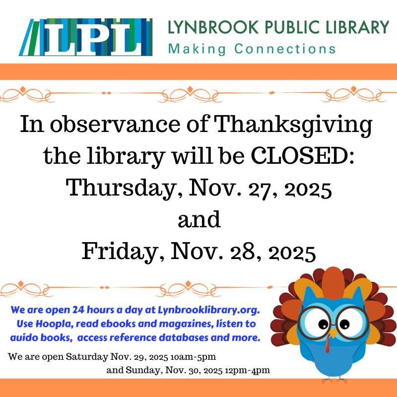 LPL The Lynbrook Public Library | Lynbrook NY