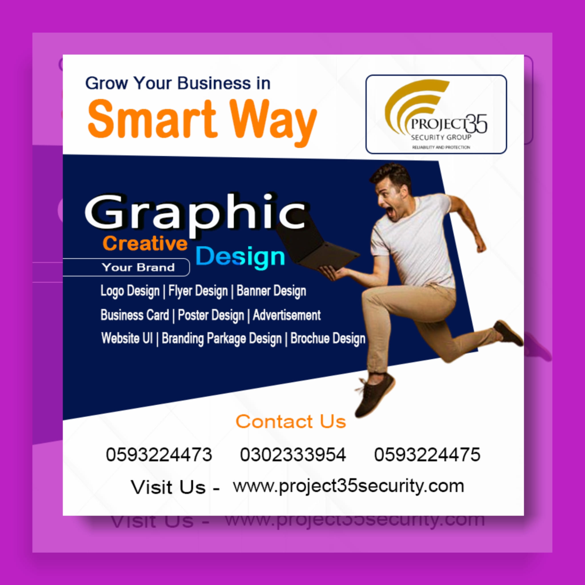 Project 35 Security Group - Excited to share my latest graphic design ...