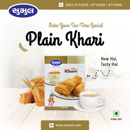 Sumul Dairy - MAKE YOUR TEA-TIME SPECIAL. ‼PLAIN KHARI‼...