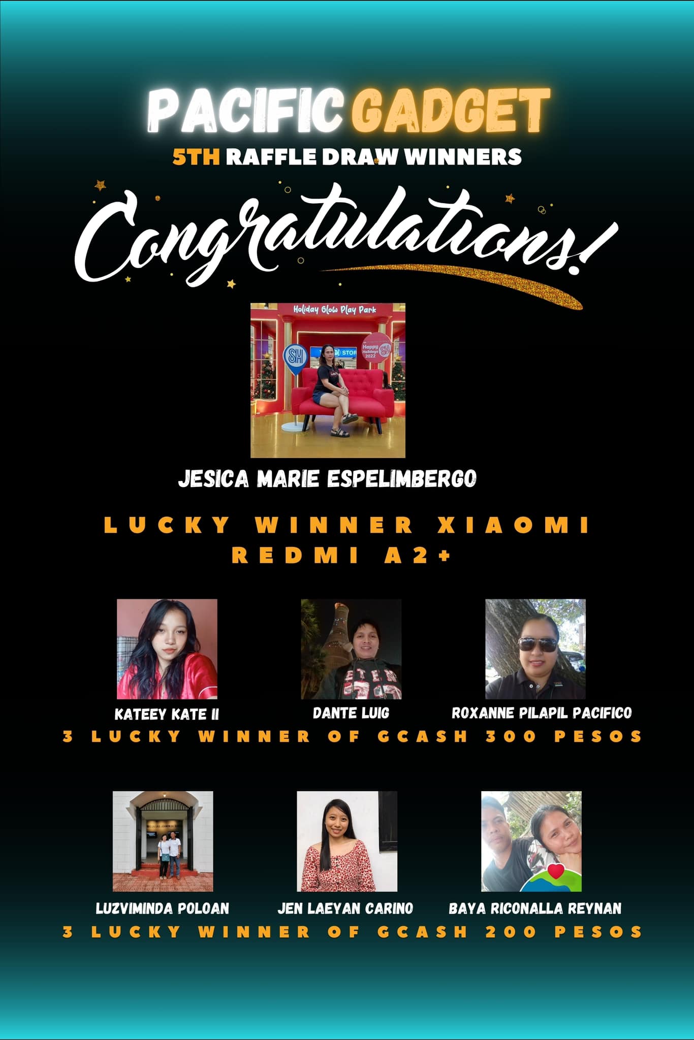 Pacific Gadget - 🎉🏆 Congratulations to Our Lucky Winner! 🏆🎉 We are ...
