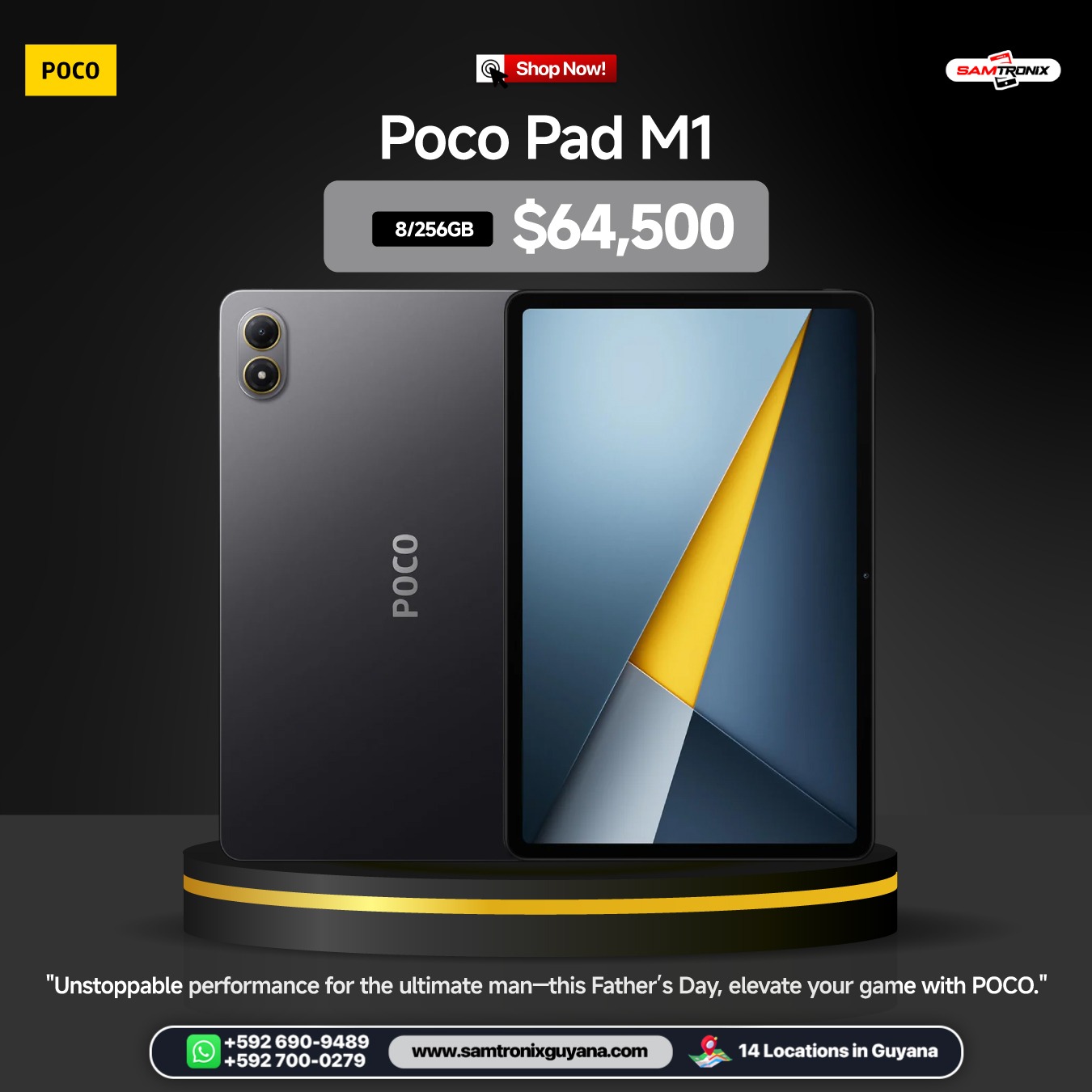 Samtronix - ? POCO Pad M1 | 8GB + 256GB — $64,500 ⚡ Father