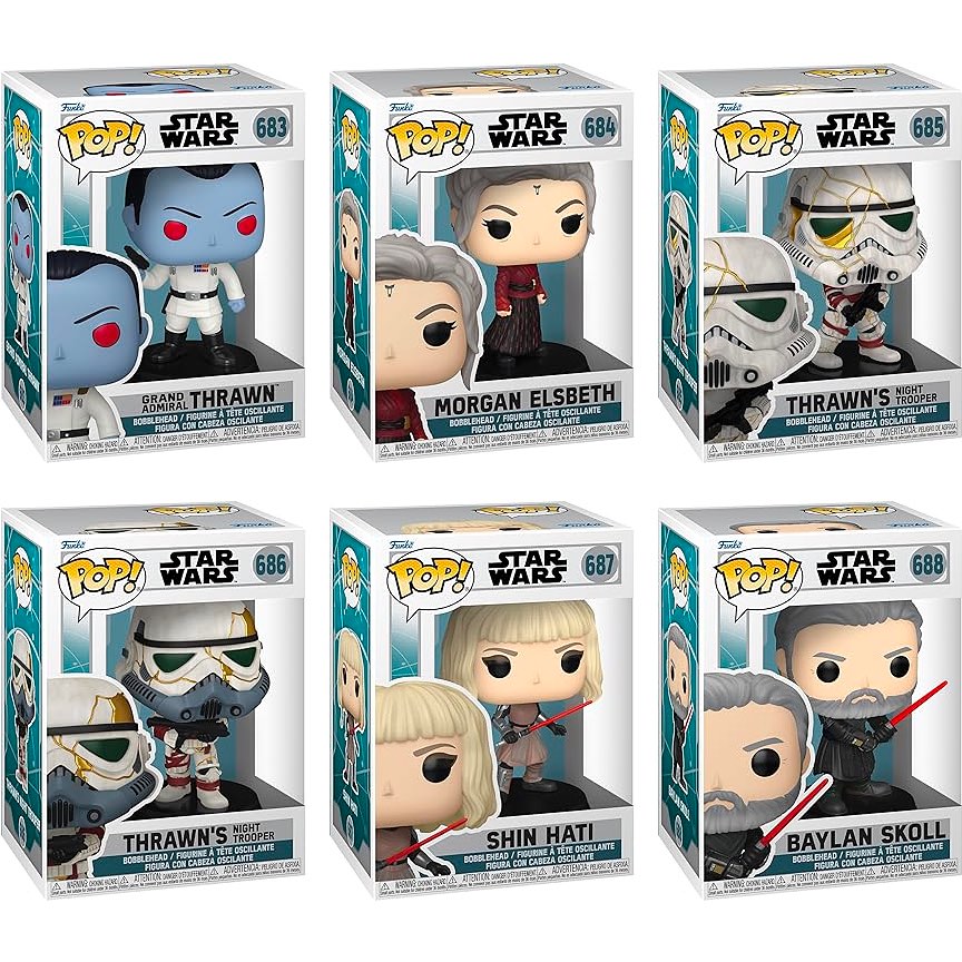 Funko Pop! Star Wars Ahsoka - Thrawn’s Night Trooper (Right) - Figurine Vinyle Collector Officielle