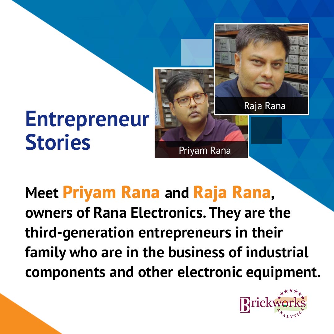B2K - Meet Priyam Rana and Raja Rana, owners of Rana Electronics, which ...