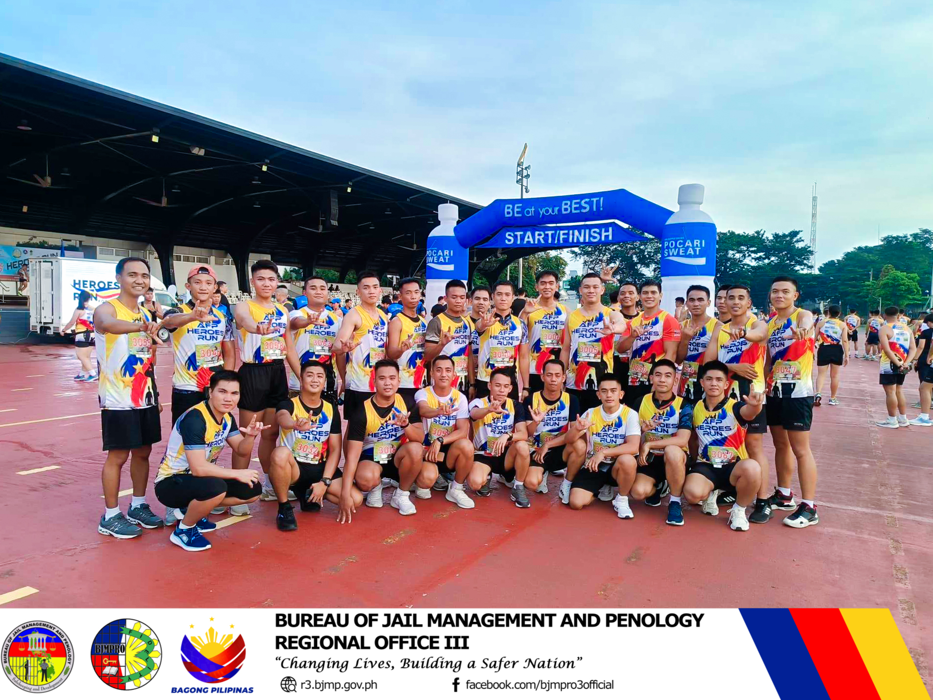 BJMPRO-III Joins AFP Heroes Run... - BJMP Regional Office III