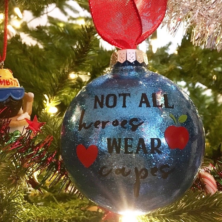 ️ Teacher Ornament 🍎 . . Not all... - Willow Bud Customs