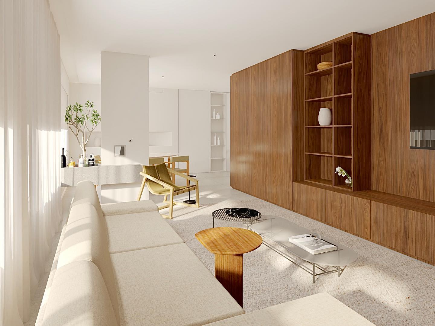 Weber - ÁREA DE ESTAR | Apartamento DC Projeto com visual limpo, tons ...