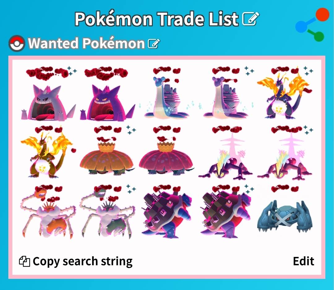 Pokémon can offer Menu Copy search @Copysearchstring string Edit