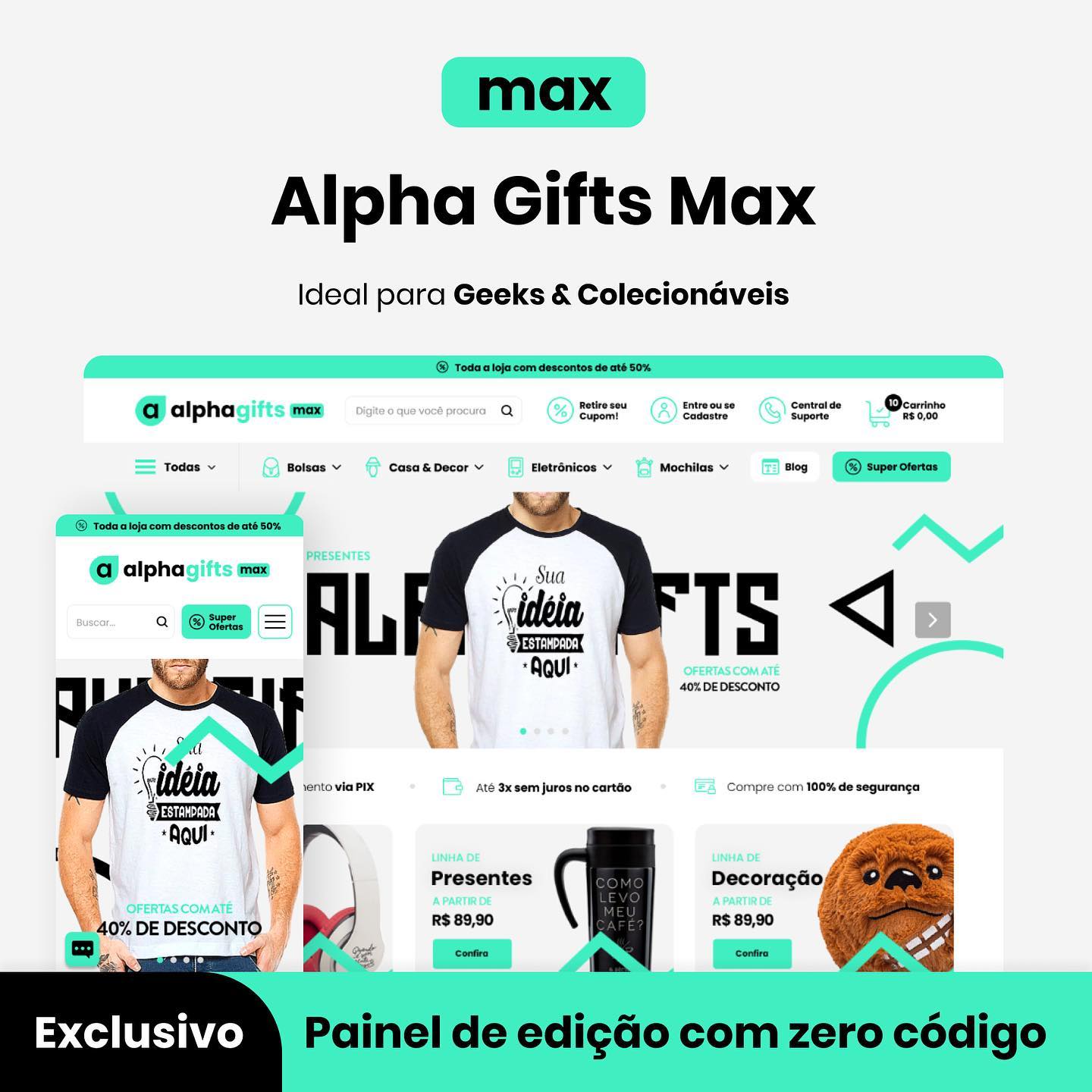 Alpha Theme -... - Alpha Theme - Temas para Lojas Virtuais