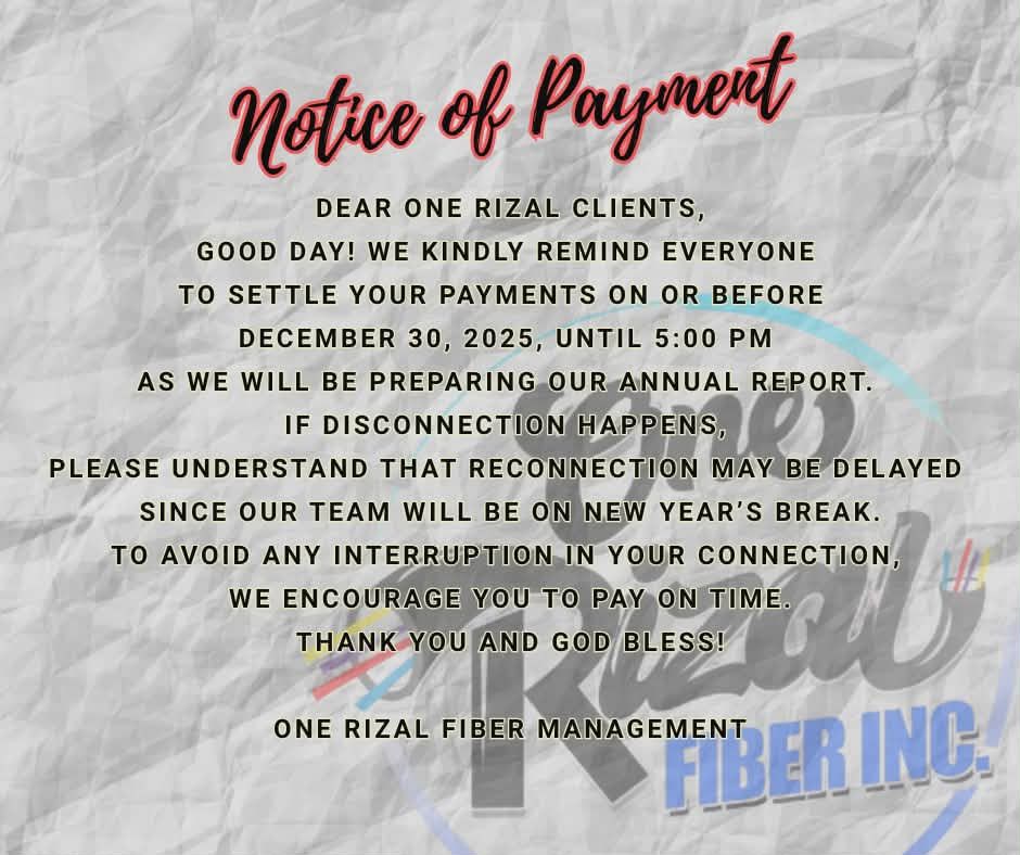 One Rizal Fiber Inc-H01 | Antipolo