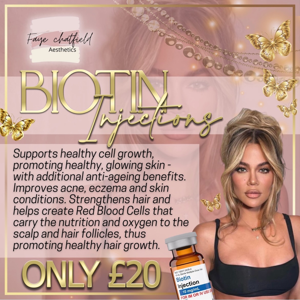 Vitamin B12 and biotin injections for optimal health