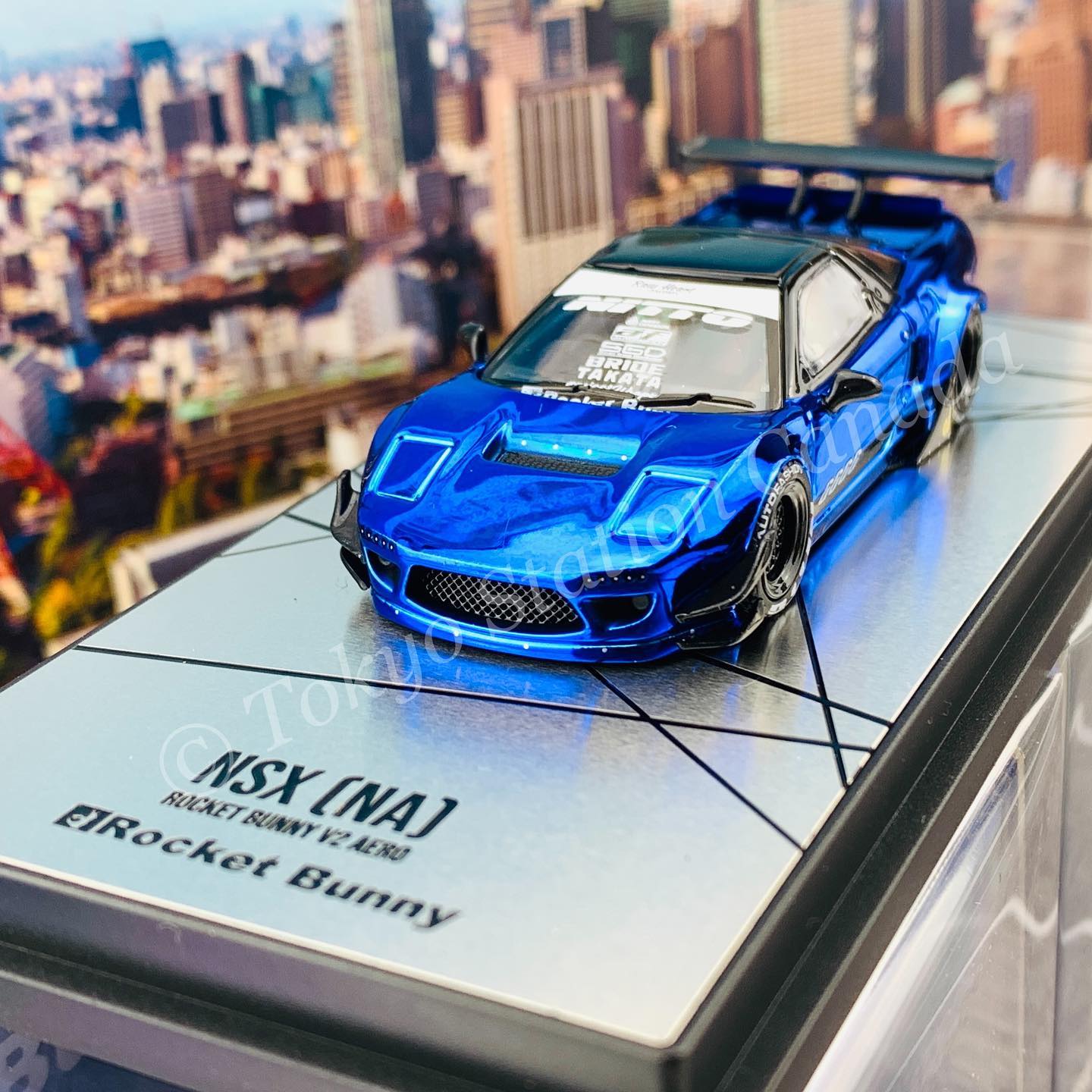 INNO64 1/64 NSX (NA) ROCKET BUNNY V2 AERO Metallic Purple IN64