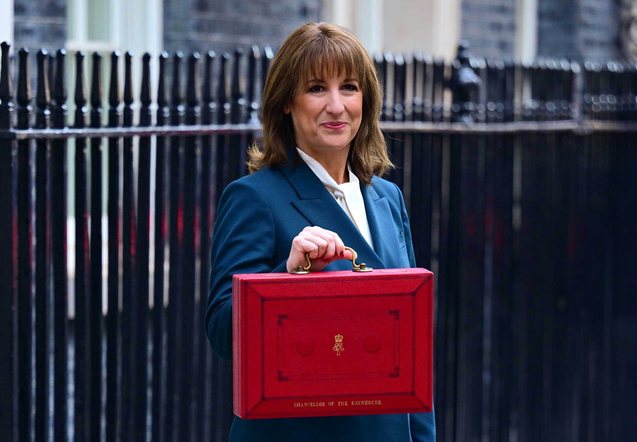 Channel - Chancellor all smiles after tax-raising budget Rachel Reeves ...