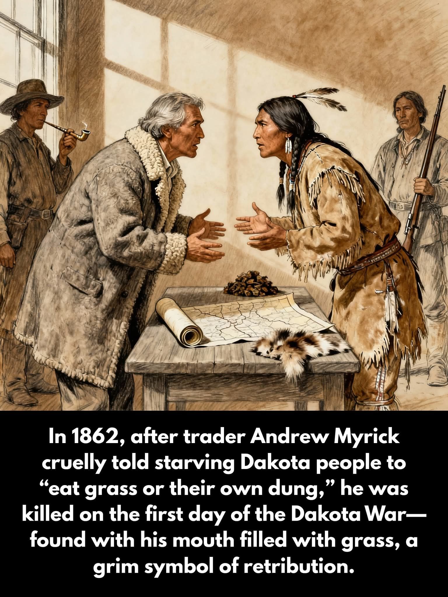 Ancient Chronicles | Trader Andrew Myrick told starving Dakota people ...