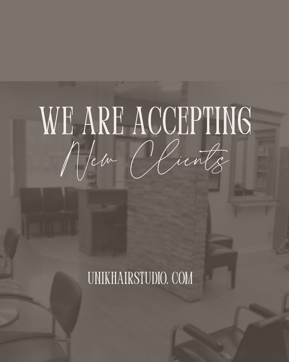 Unik - We’re excited to announce that our salon is now accepting new ...