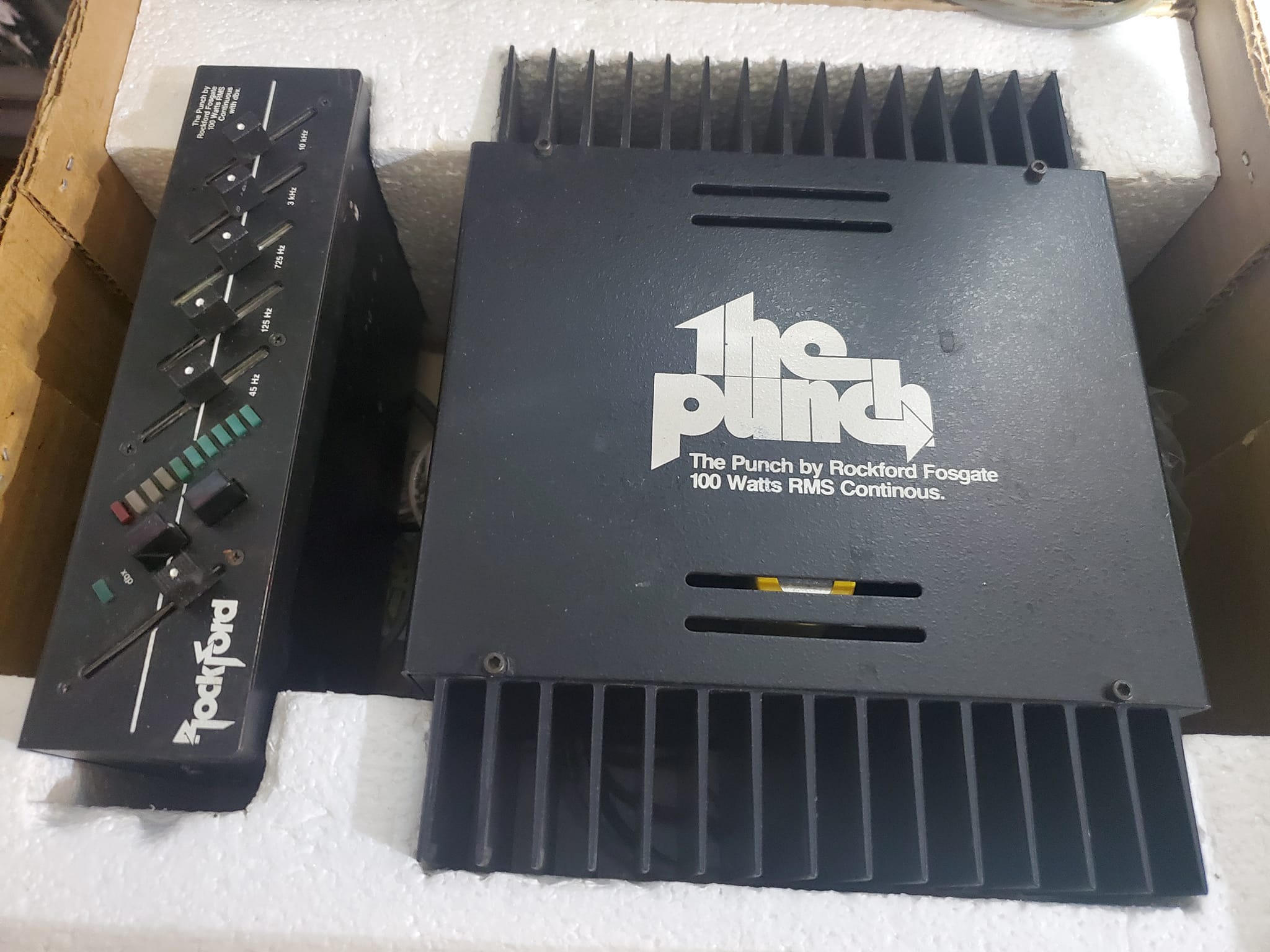 Rockford Fosgate Punch amp and EQ system found