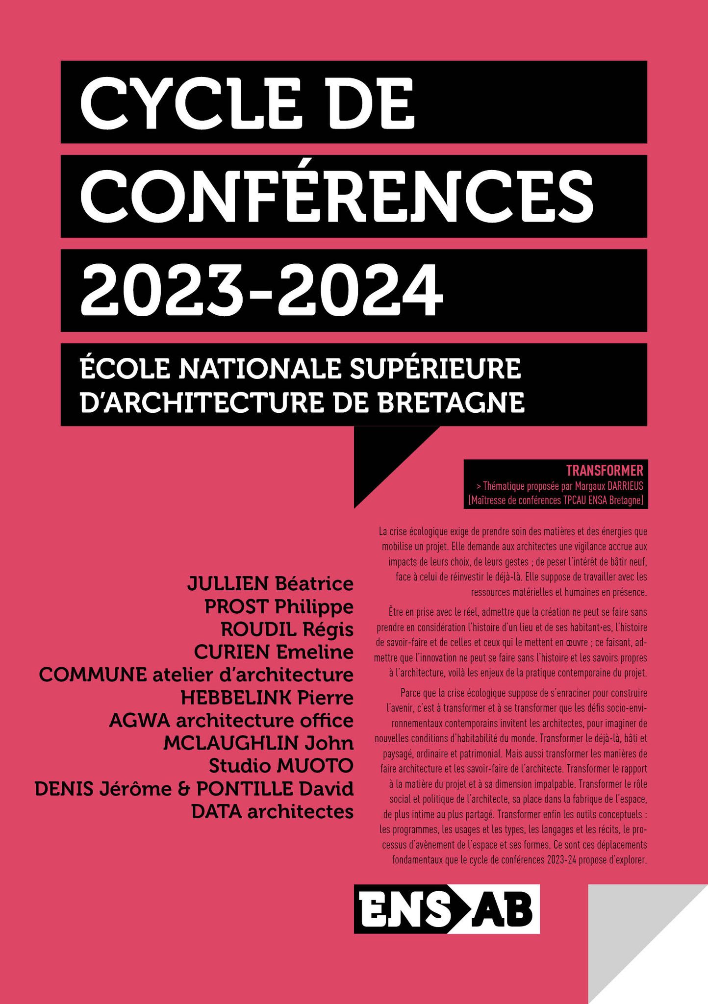 A... - Ecole nationale supérieure d'architecture de Bretagne | Facebook