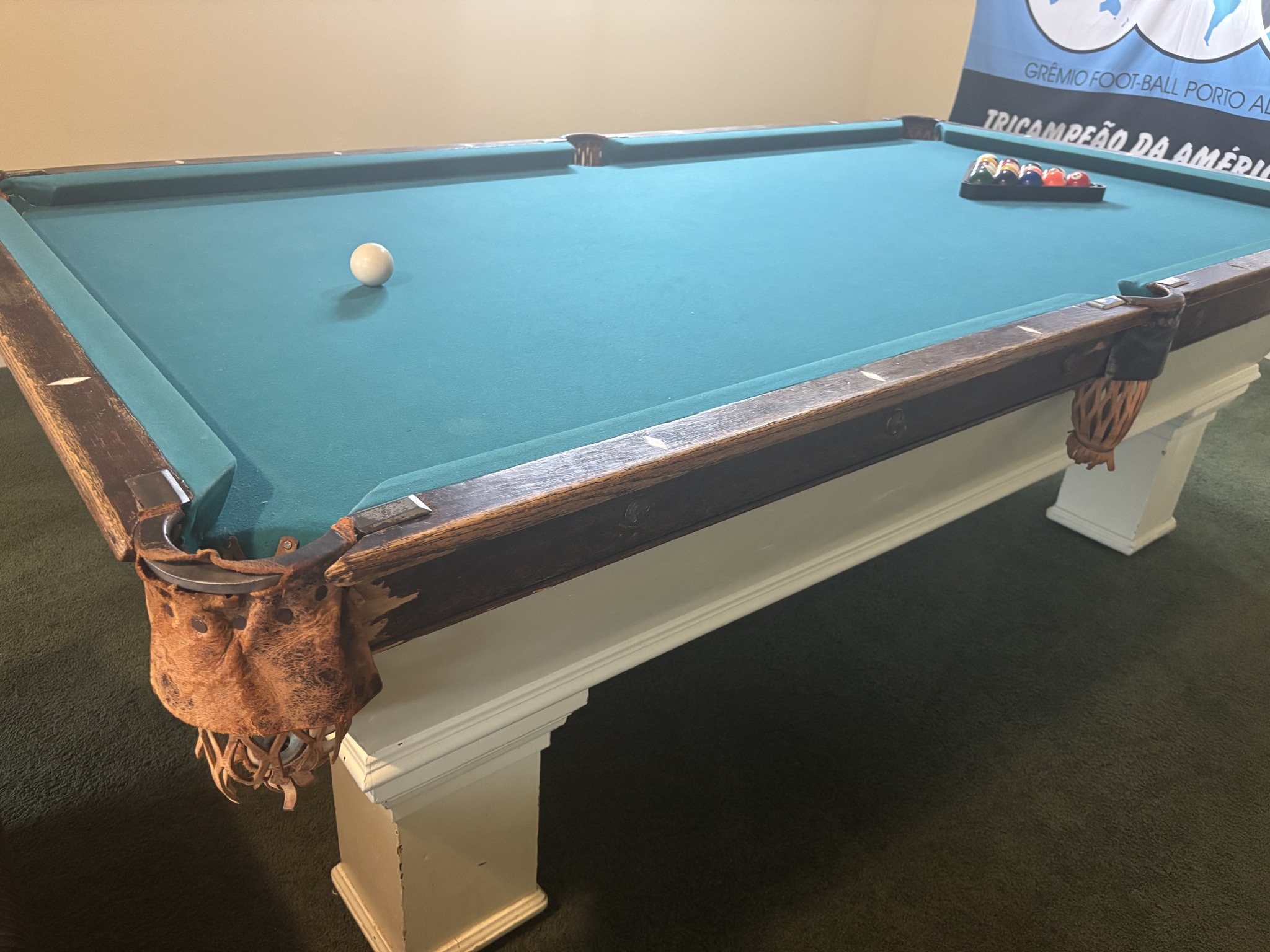 Antique Pool Table Brunswick-Balke-Collender “Monarch” - Billiard ...