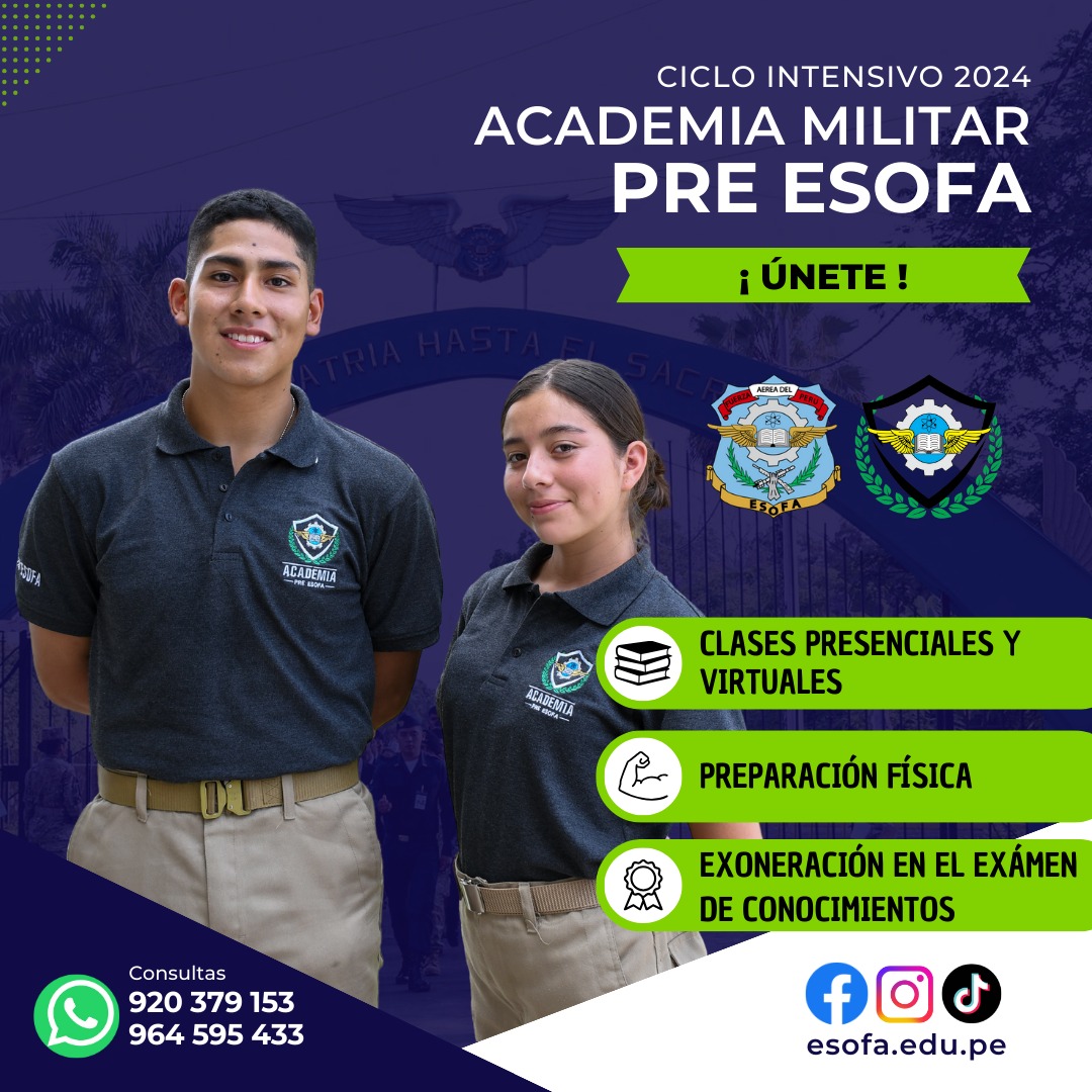 🚨🇵🇪 ¡Atención futuros militares! 🇵🇪🚨... - Academia PRE ESOFA | Facebook
