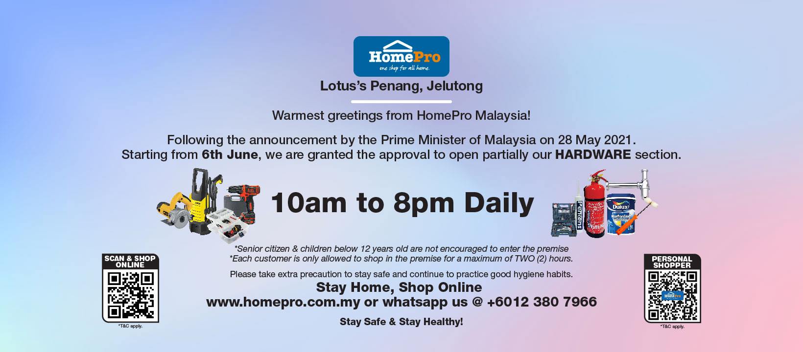 Stay At Home And Shop Safely With Homepro Malaysia Facebook