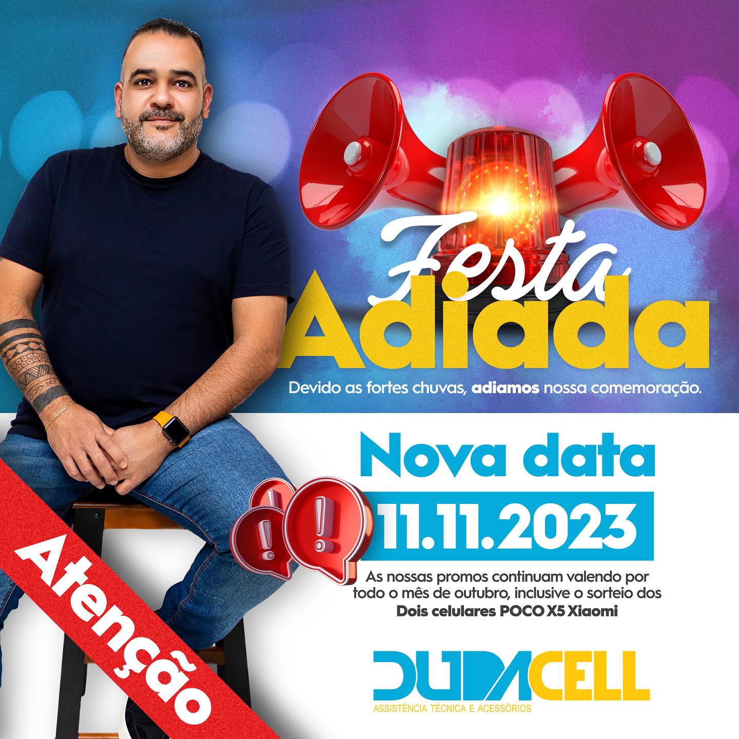 Duda - Fala galera, se liga que a nossa festa em comemoração ao 10 anos ...